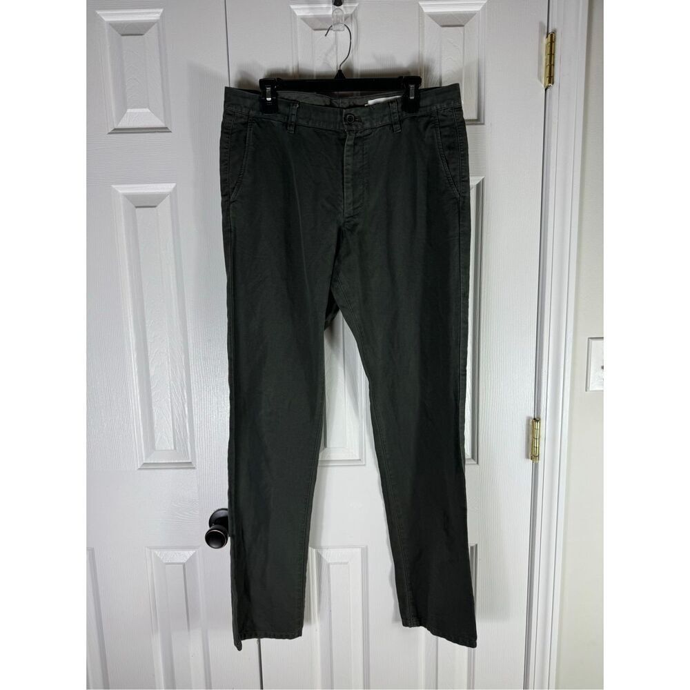 Jomers Mens Linen Olive Pants Size 34